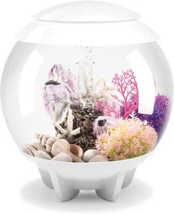 BiOrb Halo 15 Aquarium with MCR Led Light – 4 Gallon/15 Liter, White - Picture 1 of 7