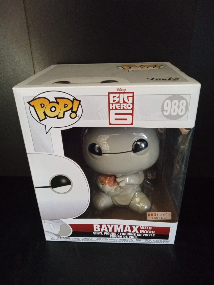 Funko POP! Figura Vinilo Disney Big Hero 6 Baymax con Mochi #988 Nueva Foto 1 de 4