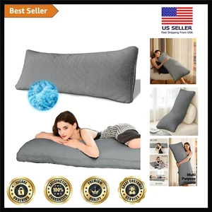 Memory Foam Body Pillow, Full Large Body Pillows for Adults, Firm & Fluffy Lo... - Picture 1 of 7