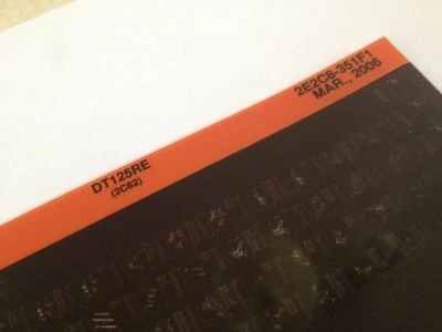 Yamaha DT125RE DT 125 RE 2006 Micro Ficha Lista De Piezas Catálogo Microficha - Imagen 1 de 2