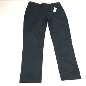 Pantalone chino uomo River Island slim fit lunghezza regolare tinta unita blu navy taglia W34/L30 G34 - Foto 1 di 7