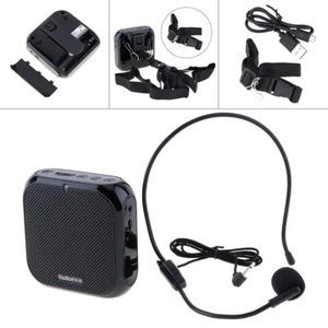 Mini altavoz recargable portátil amplificador de voz con auriculares con micrófono con cable - Imagen 1 de 12