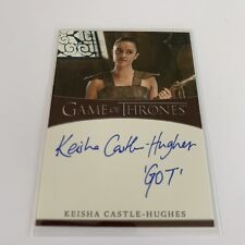 Game of Thrones Iron Anniversary Series 1 Autograph Keisha Castle-Hughes Auto