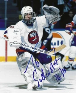 Autographed  TOMMY SODERSTROM  8x10 New York Islanders Photo w/COA - Picture 1 of 1
