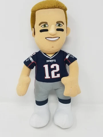2010 Patriots Jersey Tom Brady Bleacher Creature Doll Plush Figure Stuffed Cover