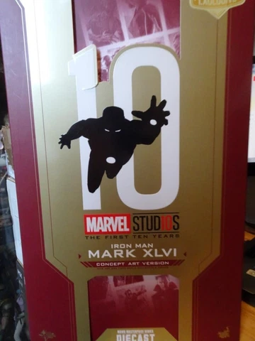 Hot Toys Marvel Iron Man Mark 46 XLVI Concept Art Diecast MMS489D25 Cover