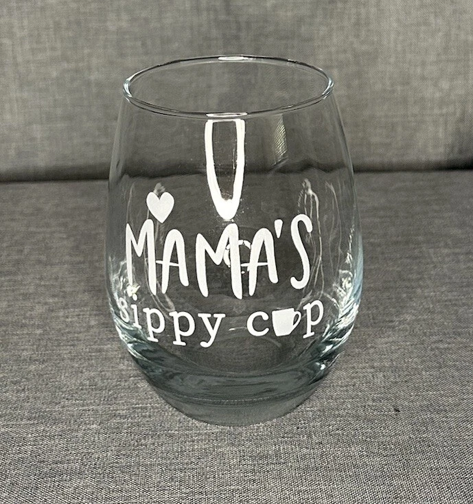 "Copa de vino sin tallo Mama's Sippy Cup, NUEVA 4"" de altura" Foto 1 de 4