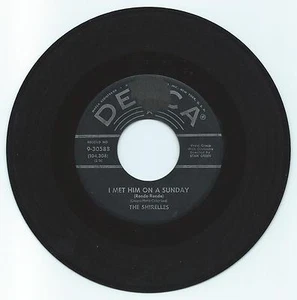 DOO WOP 45 THE SHIRELLES I MET HIM ON A SUNDAY ON DECCA  VG+ ORIGINAL - Picture 1 of 1