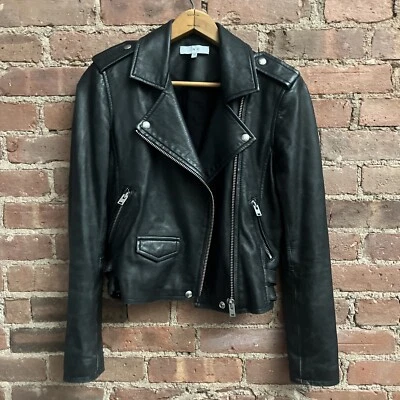 Chaqueta de cuero para mujer IRO Paris, talla 36 Foto 1 de 4