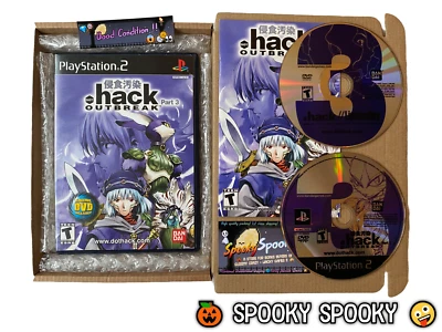 Dot Hack Outbreak PS2 - NTSC-U/C USA GC CIB with Reg & DVD - Tracked - Image 1 of 4