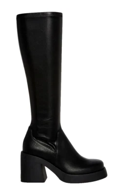 Steve Madden Womens Baily Knee High Platform Boots Black US Size 11 - Image 1 of 4