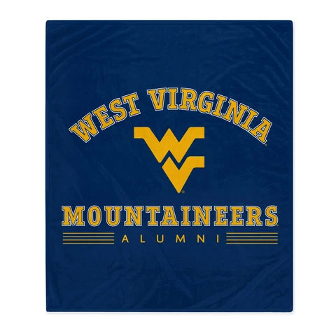 West Virginia Mountaineers 60'' x 70'' Alumni Fleece Blanket Cover