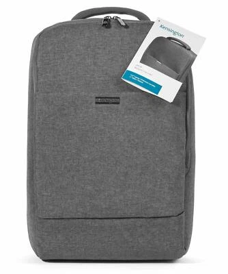 Kensington LM150 Laptop Case Backpack for 15.6-Inch Laptop 10" Tablet, Cool Grey - image 1 of 4