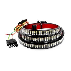49" 60" Tailgate LED Strip Bar Truck Stop Brake Turn Signal Tail Light Ford F150 - Bild 1 von 5