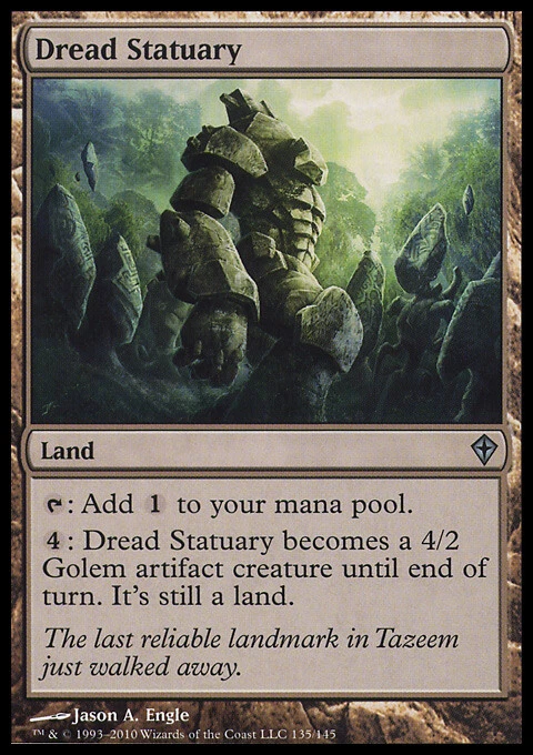 Magic the Gathering MTG Dread Statuary (135) Worldwake   LP - Image 1 of 1