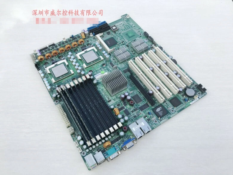 Super micro IPC motherboard X6DHE-XG2 X6DHE-XG2REV 1.2A to send CPU memory - Image 1 of 3
