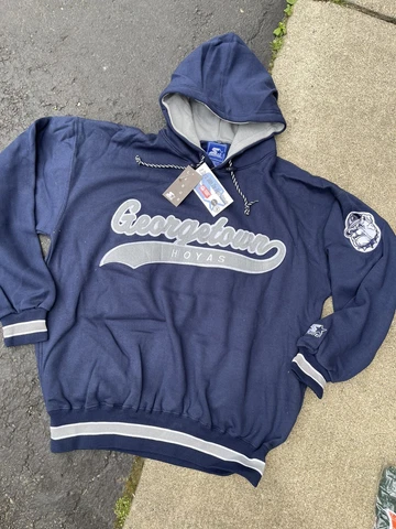 Georgetown Hoyas Starter Sweatshirt Script NWT Vintage 80s 90s VTG DEADSTOCK L Cover