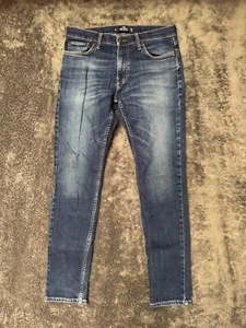 Hollister Mens California Skinny Fit Epic Flex Jeans Size 32 X 32 Dark Wash - Picture 1 of 8