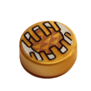 NEW LEGO - Tiles - Round 1x1 - Decorated - Electronic Eye x1 Jabba's Palace 9516 - Picture 1 of 1