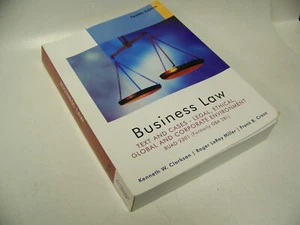 Business Law 12th Edition 2012 Clarkson Miller Cross ISBN 9781133046783 - Foto 1 di 6