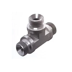 BSP Male X BSP Male X BSP Male Forged Tee For Bonded Seal - 1/4" to 1" - Picture 1 of 2