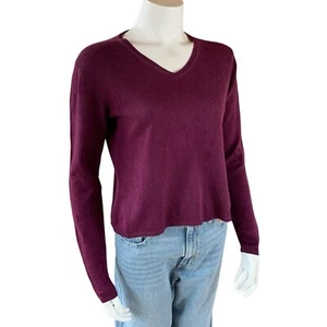 Maglione Rikki K. seta e cashmere scollo a V taglia M - Foto 1 di 9