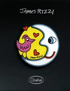James Rizzi - Aimant « Lune » Dans Un Emballage Cadeau NEUF !! - Picture 1 of 2