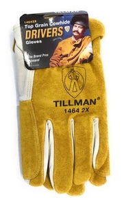Guanti da guida Tillman 1464 in pelle bovina/split grana superiore - 2x-large - Foto 1 di 2