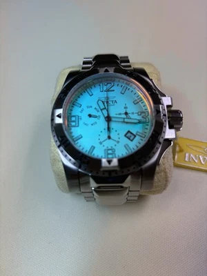 Invicta 50mm Excursión Cuarzo Cronógrafo Cristal Tintado Modelo 29619 Batería Nueva Foto 1 de 4