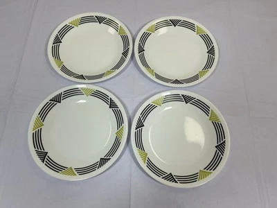Vajilla Corelle GLOBAL STRIPES 4 platos de postre de pan 6 3/4" Foto 1 de 4