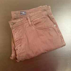 AG Aged Denim Slim Straight "Everett" braun 38R 38x32 Adriano Goldschmied - Bild 1 von 5