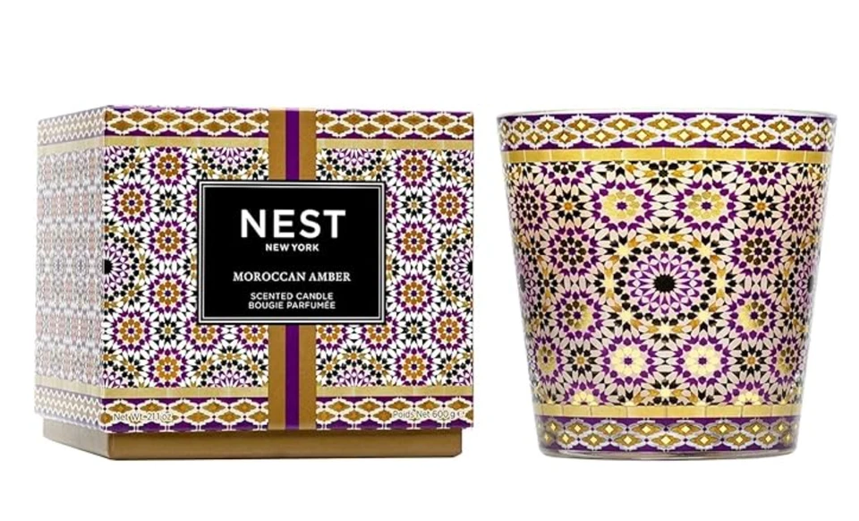 Vela perfumada NEST New York Fragrances ámbar marroquí 3 mechas GRANDE 21,1 oz nueva en caja Foto 1 de 1