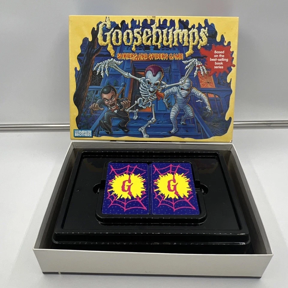 Goosebumps SHRIEKS & SPIDERS Vintage (1995) COMPLETE Board Game Fun - Image 1 of 4