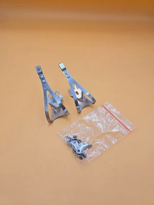 2 ganci pedali Shimano 600 Dura Ace Aero Ax vintage ganci gabbie cage taglia L - Immagine 1 di 4
