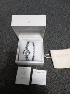 Damen Aurora Armbanduhr und Armband mit Swarovski Kristallen besetzt - Bild 1 von 14