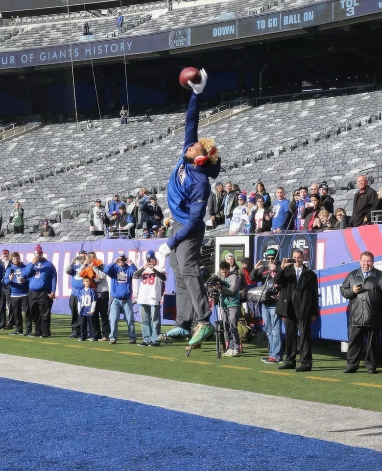 Impresión fotográfica brillante Odell Beckham Jr. #13 Giants NFL 8x10 fútbol americano de Nueva York Foto 1 de 1