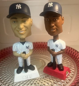 NY Yankees Bernie Williams Derek Jeter Bobbleheads Nodders Upper Deck 2001 - Bild 1 von 14