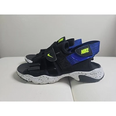 Босоножки женские Nike Canyon 7 черные белые вольт синие CW9704 009 для улицы - Изображение 1 из 4