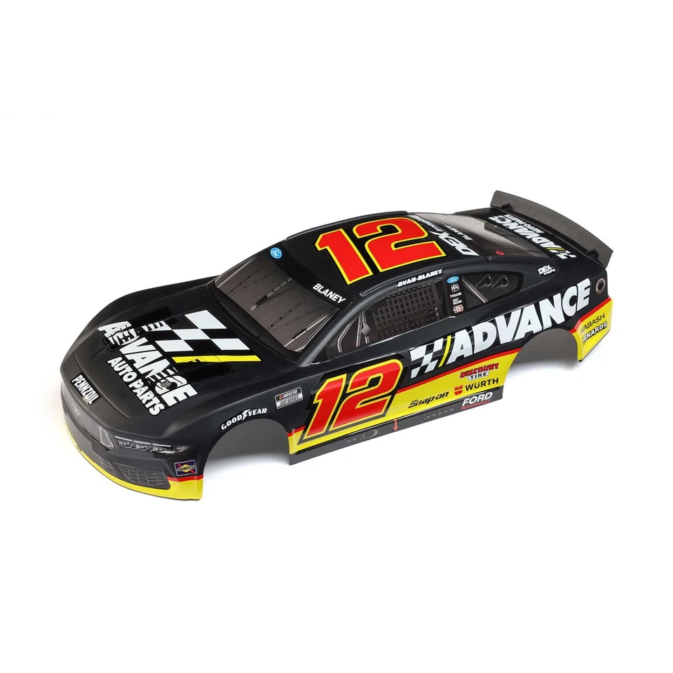 Losi LOS-2791 Ryan Blaney #12 Advance Auto 2025 Body for 1/12 NASCAR GROM - Image 1 of 1