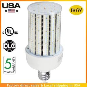 80W LED Corn Bulbs Light E39 Replace 250W MH/HPS Warehouse Workshop Light 5000K - Picture 1 of 10