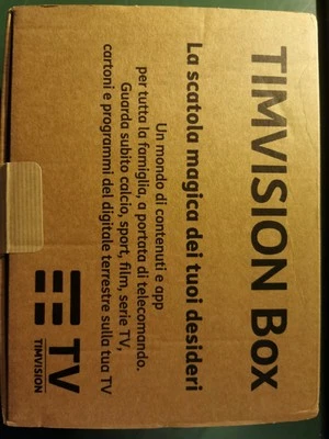 TIM Box 4K 32GB Decoder Digitale con Telecomando - Nero - Immagine 1 di 4