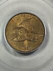 Pcgs Ms64 1858 Large Letters Flying Eagle Cent. Amazing Registry Coin