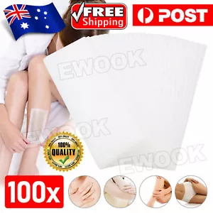 100Pcs Pre-Cut Strips Pack Non Woven Disposable 70gsm Wax Waxing Papers Cut New - Picture 1 of 10