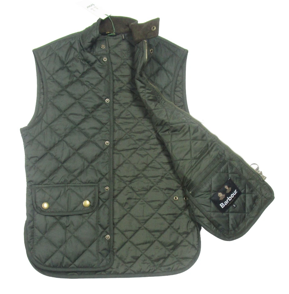 Barbour Lowerdale Quilted Gilet Vest MGI0042GN71 Dark Green Medium M