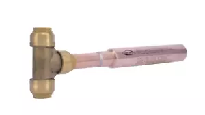 SharkBite 22630LF 1/2" Push-to-Connect Brass Water Hammer Arrestor Tee - Picture 1 of 1
