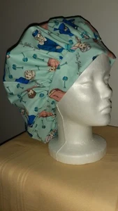 Golden Girls Medical Surgical Bouffant Scrub Hat S,M,L - Picture 1 of 2