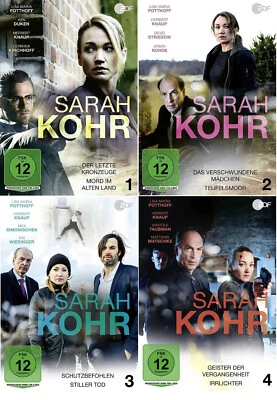 8x SARAH KOHR Box Staffel 1 2 3 4 LISA MARIA POTTHOFF 4 DVD Collection NEU