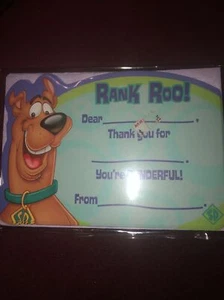 New Hallmark Scooby Doo 10 Thank You Notes & 10 Purple Envelopes - Picture 1 of 11