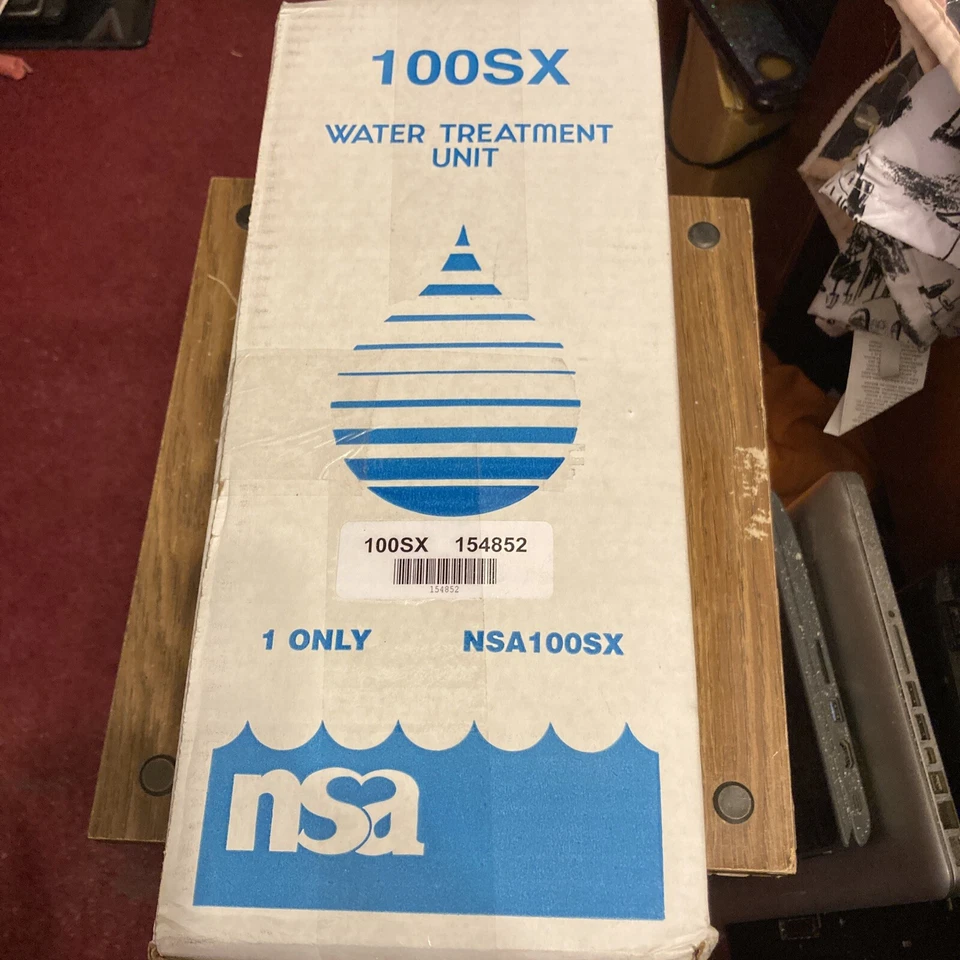 NSA 100SX BAJO MOSTRADOR BACTERIOSTÁTICO POLI VIDRIO FILTRO DE AGUA NUEVO CON ACCESORIOS Foto 1 de 1