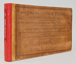 Hood. The Southern Church Melodist: A Collection of Sacred Music 1846 shape note - Imagen 1 de 4